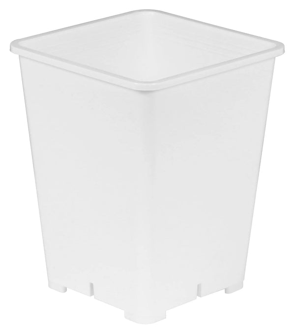 White Plastic Planters | Buy White Plastic Square Pots for Plants