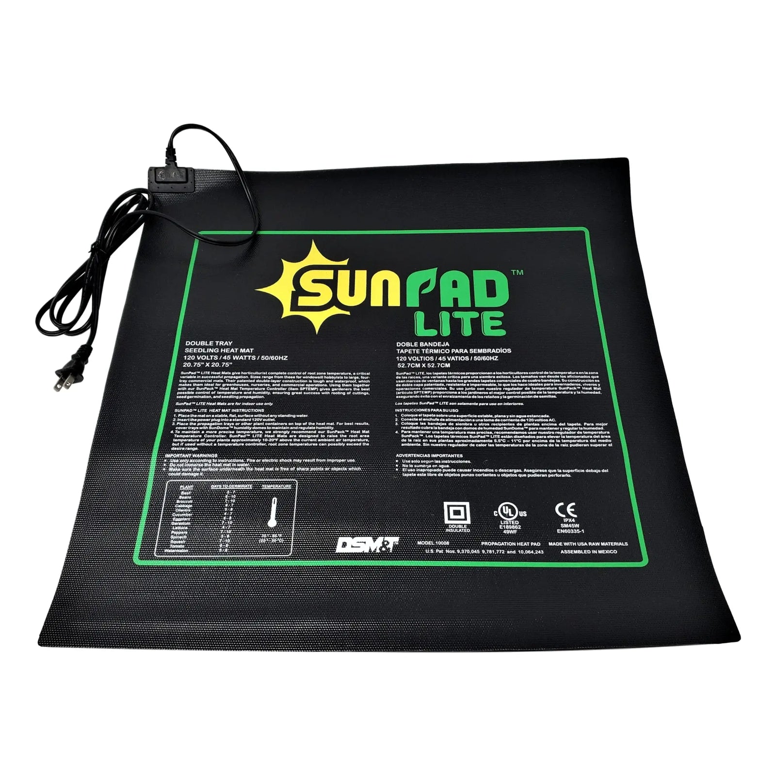 45 Watt Heat Mat for Seedlings