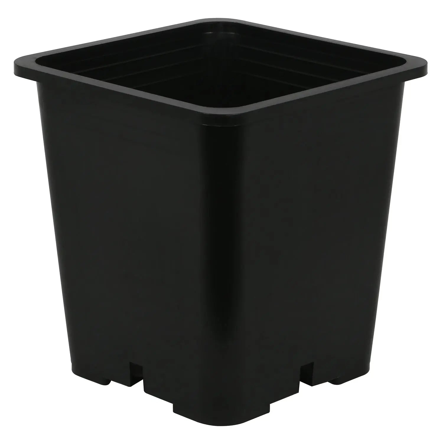 Square Black Plastic Pots
