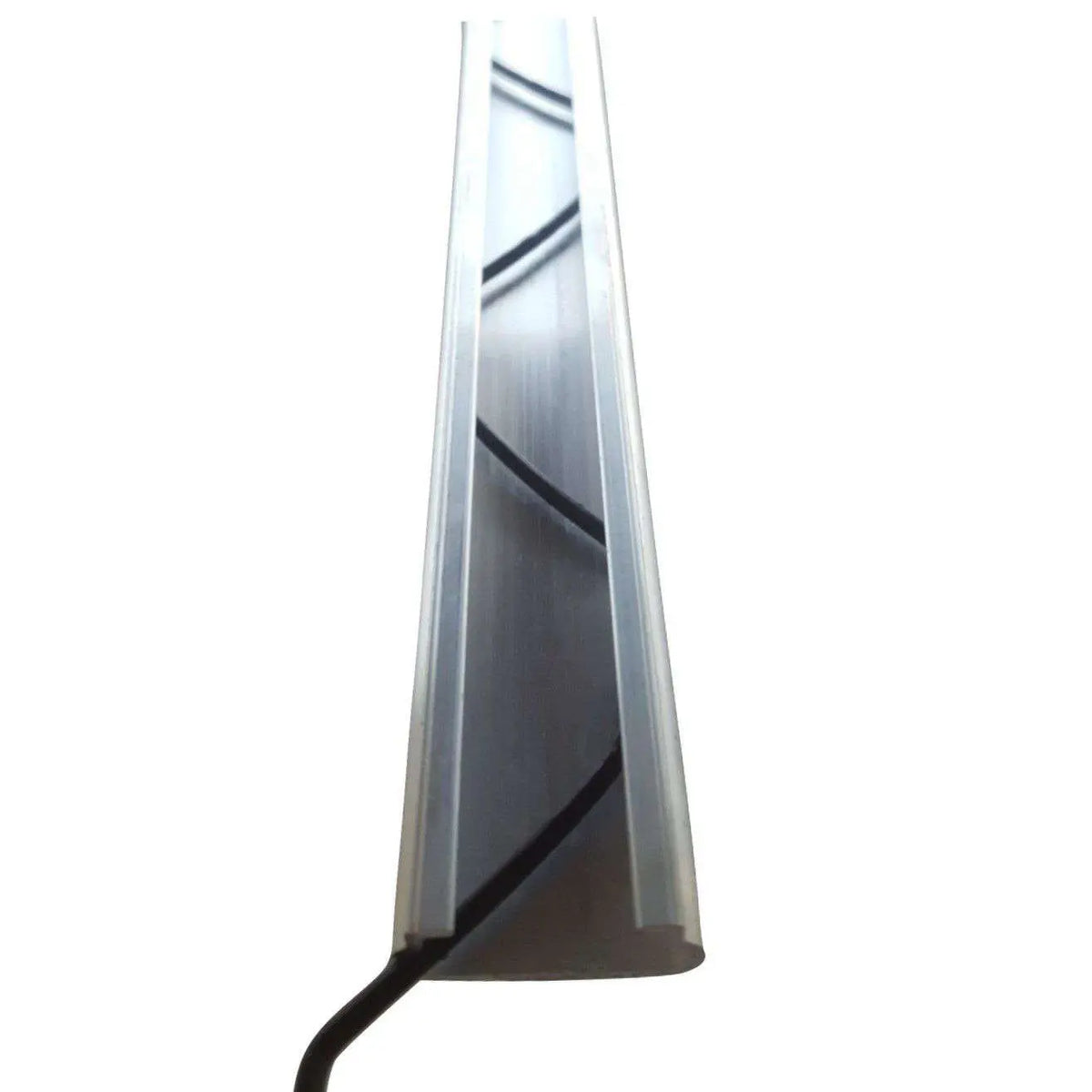 wiggle wire installed into lock channel