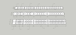 Irrigation Spray Patterns for 14', 20', and 30' Widths